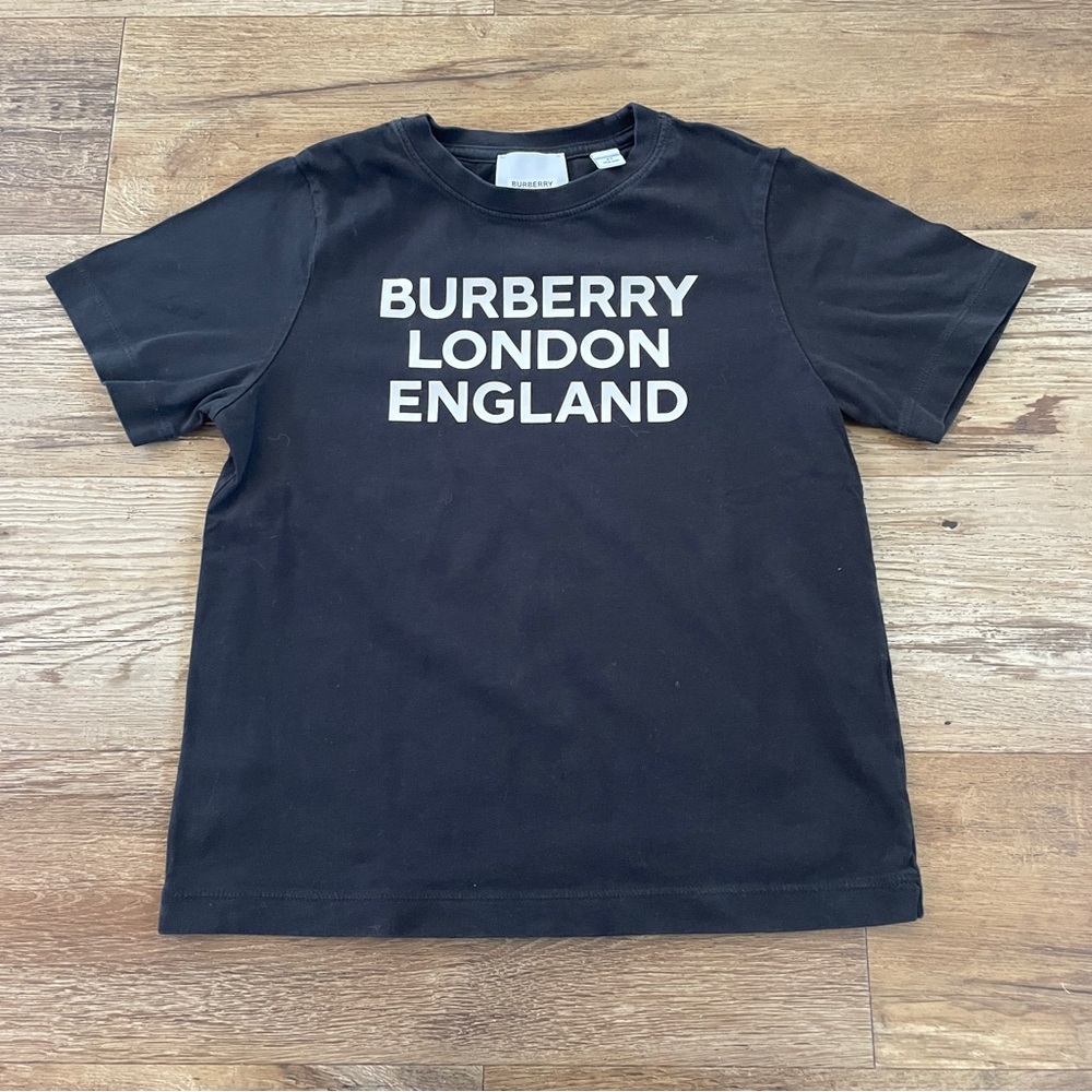 Burberry kids logo tshirt 6